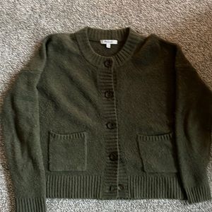 Madewell Colburne Cardigan XS Green